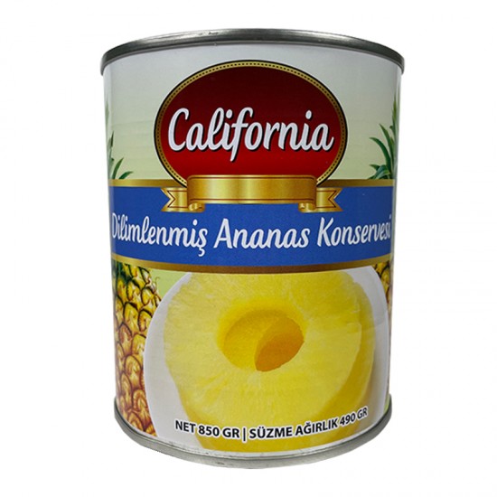 CALİFORNİA ANANAS DİLİMLİ 850 GR