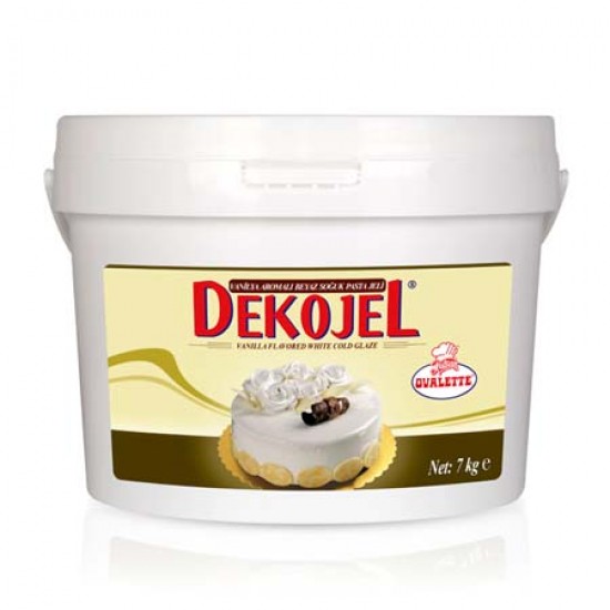 DEKOJEL VANİLYA AROMALI BEYAZ  JÖLE 7 KG